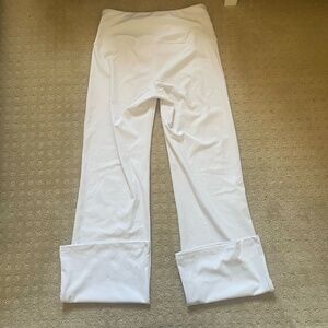 White Flare Pants